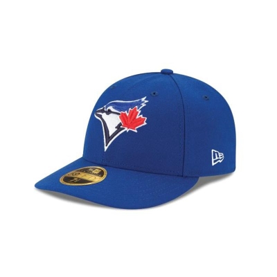 Blue Toronto Blue Jays Hat - New Era MLB Authentic Collection Low Profile 59FIFTY Fitted Caps USA8702591